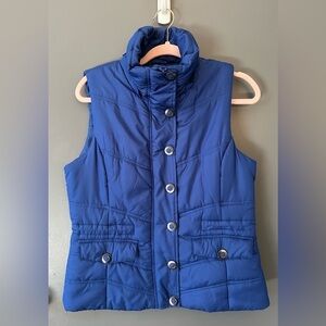 New York & Company Woman’s Royal Blue Puffy Vest - Size S